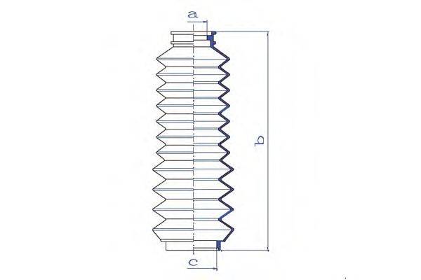 DA SILVA K5105 Пыльник, рулевое управление