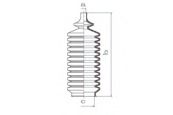 DA SILVA K5169 Пыльник, рулевое управление