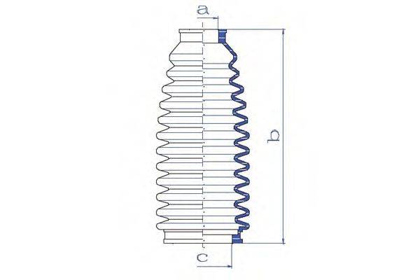 DA SILVA K5229 Пыльник, рулевое управление