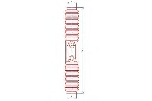 DA SILVA K5314 Пыльник, рулевое управление