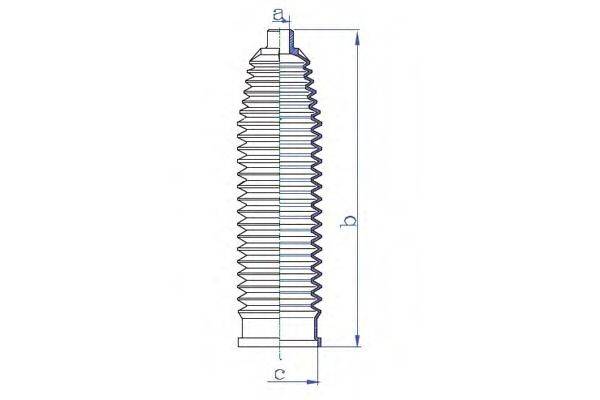 DA SILVA K5344 Пыльник, рулевое управление