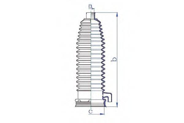 DA SILVA K5347 Пыльник, рулевое управление