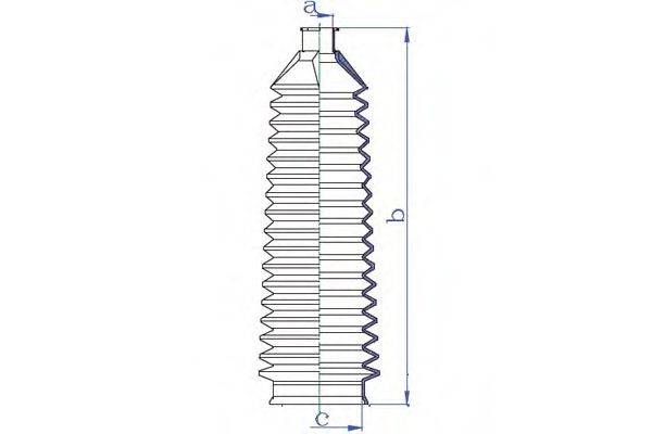 DA SILVA K5404 Пыльник, рулевое управление