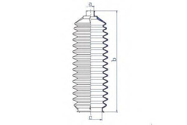 DA SILVA K5407 Пыльник, рулевое управление