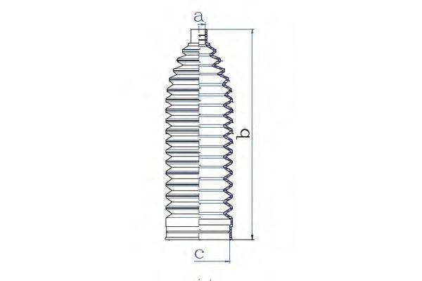 DA SILVA K5530 Пыльник, рулевое управление