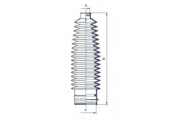 DA SILVA K5547 Пыльник, рулевое управление