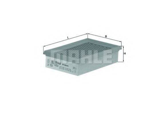KNECHT LX554 Воздушный фильтр