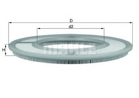 KNECHT LX91 Воздушный фильтр