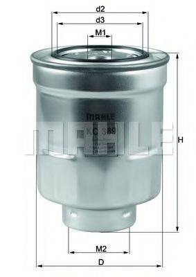 KNECHT KC389 Топливный фильтр