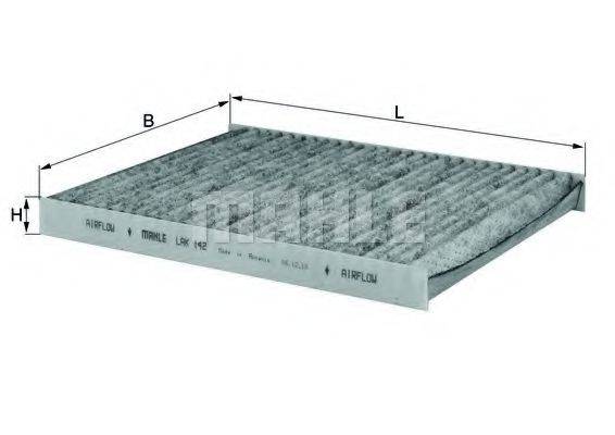 KNECHT LAK142 Фильтр, воздух во внутренном пространстве