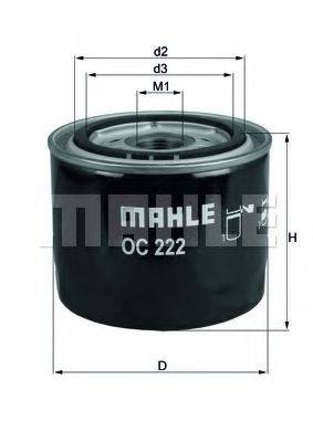 KNECHT OC222 Масляный фильтр