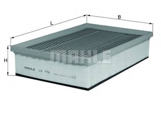 KNECHT LX778 Воздушный фильтр