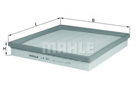 KNECHT LX981 Воздушный фильтр