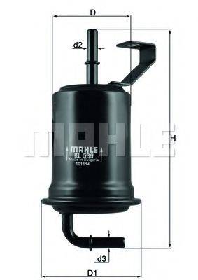 KNECHT KL536 Топливный фильтр