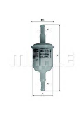 KNECHT KL13OF Топливный фильтр