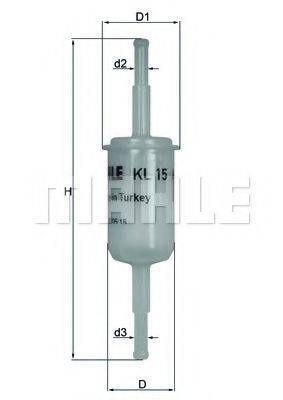 KNECHT KL15OF Топливный фильтр