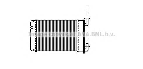 PRASCO BW6022 Теплообменник, отопление салона