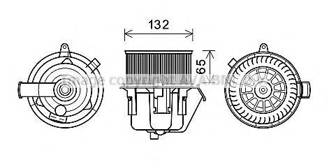 PRASCO CN8297 Электродвигатель, вентиляция салона