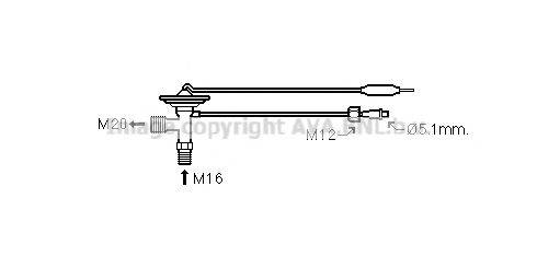 PRASCO MZ1259 Расширительный клапан, кондиционер