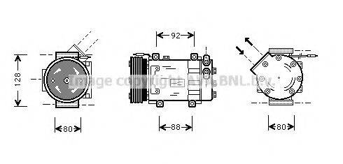 PRASCO RTK255 Компрессор, кондиционер