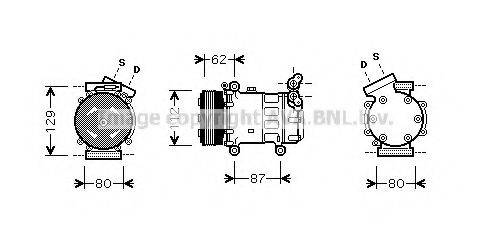 PRASCO RTK331 Компрессор, кондиционер