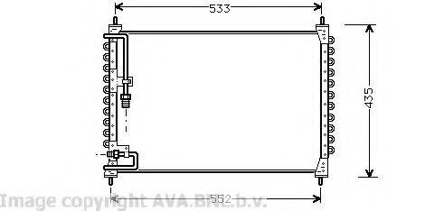 PRASCO VO5074 Конденсатор, кондиционер