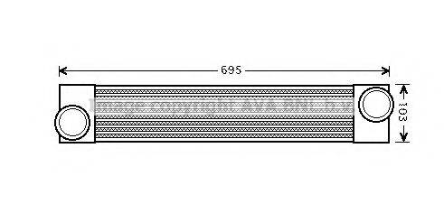 PRASCO BW4346 Интеркулер