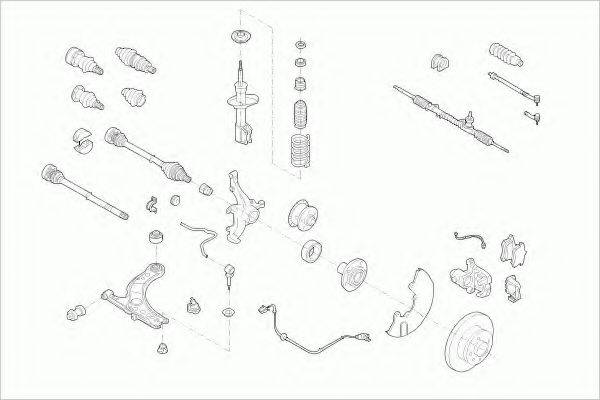 LEMFORDER VWPASSAFL011 Рулевое управление; Подвеска колеса