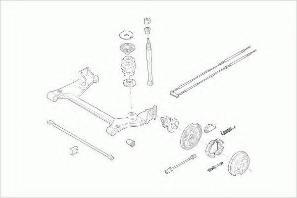 LEMFORDER OPELASTRARL005 Рулевое управление; Подвеска колеса