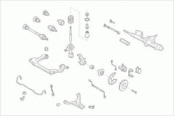 LEMFORDER AUDI80FL006 Рулевое управление; Подвеска колеса