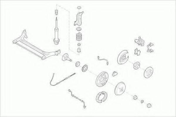 LEMFORDER AUDI80RL003 Рулевое управление; Подвеска колеса