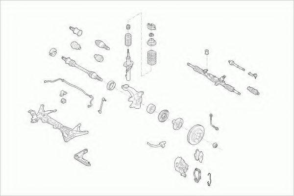 LEMFORDER FORDESCORFL007 Рулевое управление; Подвеска колеса