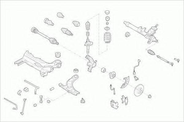 LEMFORDER SKODAOCTAVFL001 Рулевое управление; Подвеска колеса