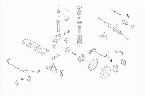 LEMFORDER SMARTFORTWFL002 Рулевое управление; Подвеска колеса