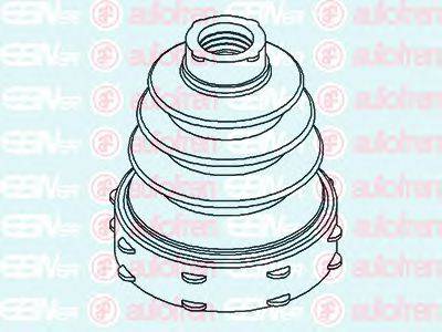 AUTOFREN SEINSA D8531 Комплект пылника, приводной вал
