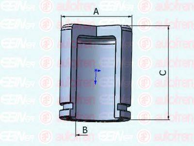 AUTOFREN SEINSA D025302 Поршень, корпус скобы тормоза