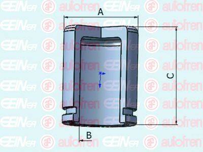 AUTOFREN SEINSA D025338 Поршень, корпус скобы тормоза