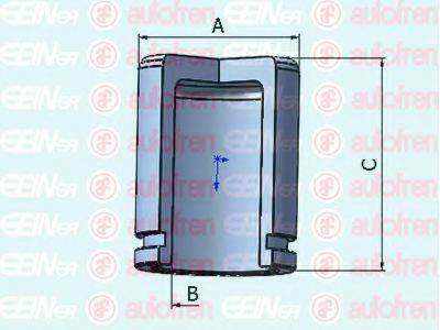 AUTOFREN SEINSA D025546 Поршень, корпус скобы тормоза