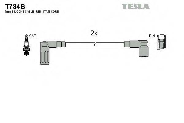 TESLA T784B Комплект проводов зажигания