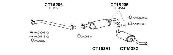 VENEPORTE 450161 Система выпуска ОГ