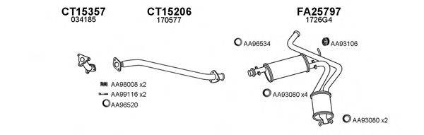 VENEPORTE 450634 Система выпуска ОГ