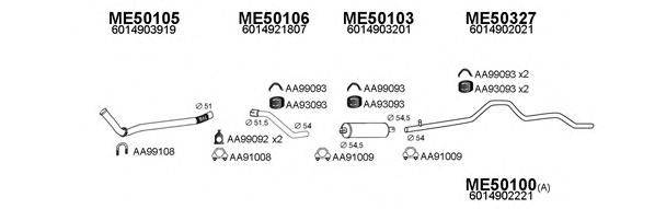 VENEPORTE 500199 Система выпуска ОГ