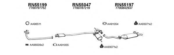 VENEPORTE 550270 Система выпуска ОГ