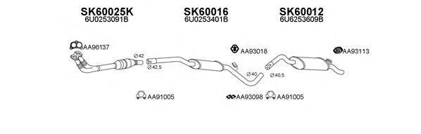 VENEPORTE 600021 Система выпуска ОГ