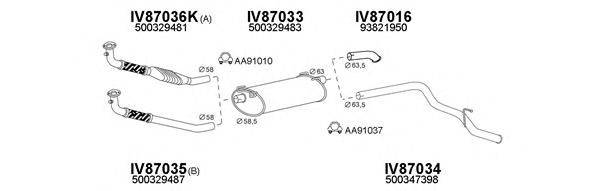 VENEPORTE 870013 Система выпуска ОГ