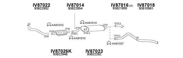 VENEPORTE 870020 Система выпуска ОГ
