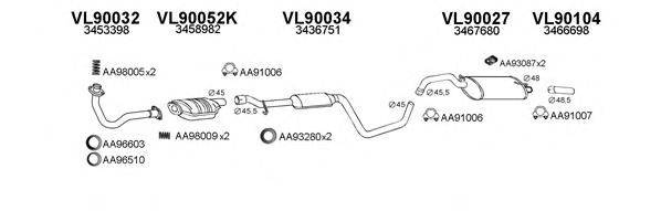 VENEPORTE 900090 Система выпуска ОГ