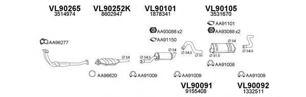 VENEPORTE 900151 Система выпуска ОГ