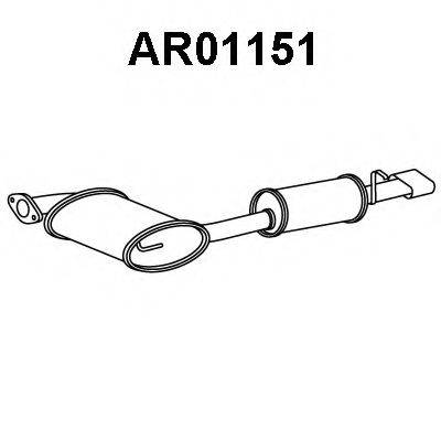 VENEPORTE AR01151 Глушитель выхлопных газов конечный