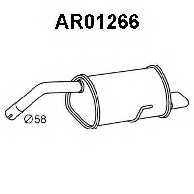 VENEPORTE AR01266 Глушитель выхлопных газов конечный